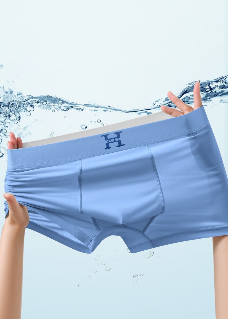 Ice Silk Underwear Men'S Antibacterial Underwear Breathable Seamless Men'S Boxer Underwear Factory - Image 1