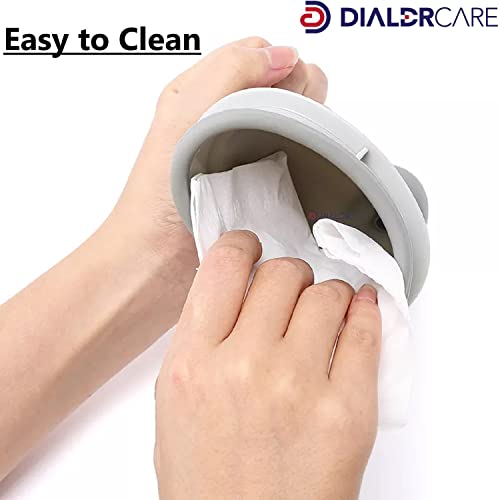 DIALDRCARE Unisex Reusable Portable Urinal Funnel Device for Emergency Sitting Standing Urine Pee Urination, Suitable for Outdoor Travel Car Hospital Home (Grey) - Image 5