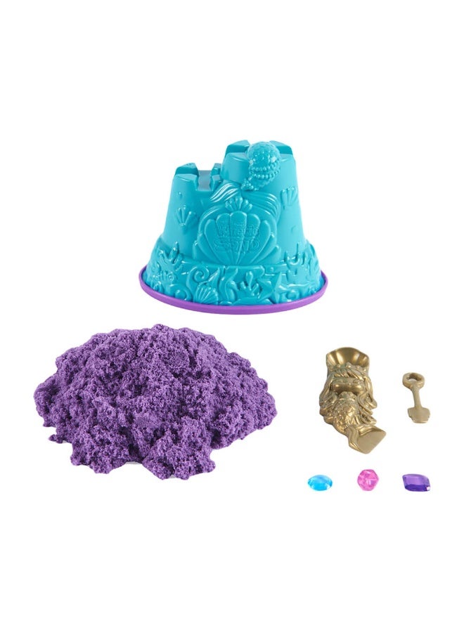 Kinetic Sand كنز حورية البحر المتلألئ مع مجموعة ألعاب الرمل (170 جرام) - Image 3