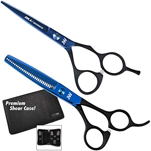JW Shears JW Blu Duo - Matching Shear & Thinner (5.25 Inches) - Image 1
