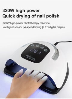 Beauenty Max 320W Professional UV LED Nail Lamp For Nail Gel Fast Nail Polish Dryer With 72 Beads Auto Sensor 4 Timer Setting LCD Display For Salon And Home Use Nail Art Design Tools2  - Image 3