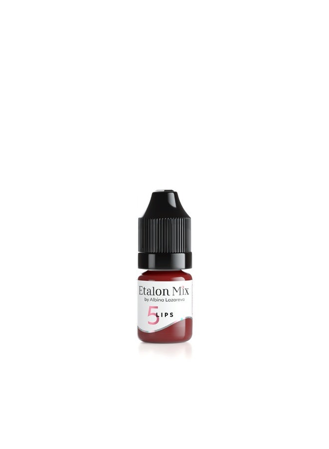 صبغة شفاه Etalon Mix رقم 5 "Cherry Mousse" – 5 مل – درجة كرزية جريئة للاستعمال الفردي أو كإضافة في المزج