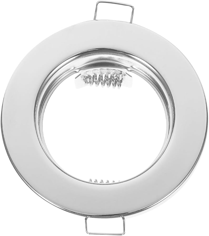 Silver Recessed Light Trim For Iron Housing Easy Installation Versatile Design - Image 1