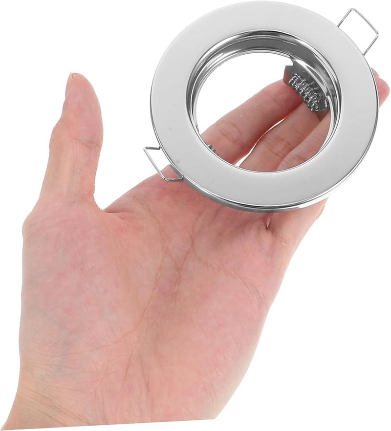 Silver Recessed Light Trim For Iron Housing Easy Installation Versatile Design - Image 5