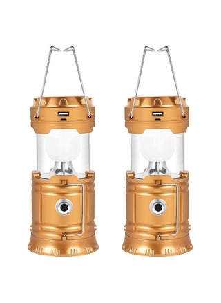 Solar Camping Lights 2 Packs, USB Direct Charge Ultra Bright LED Collapsible Water Resistant Lanterns Flashlights - pzsku/Z75BDCBEF66D6EE7756EDZ/45/_/1723270227/830170f9-7a4d-4c5d-aa5d-ae0c675cbb22