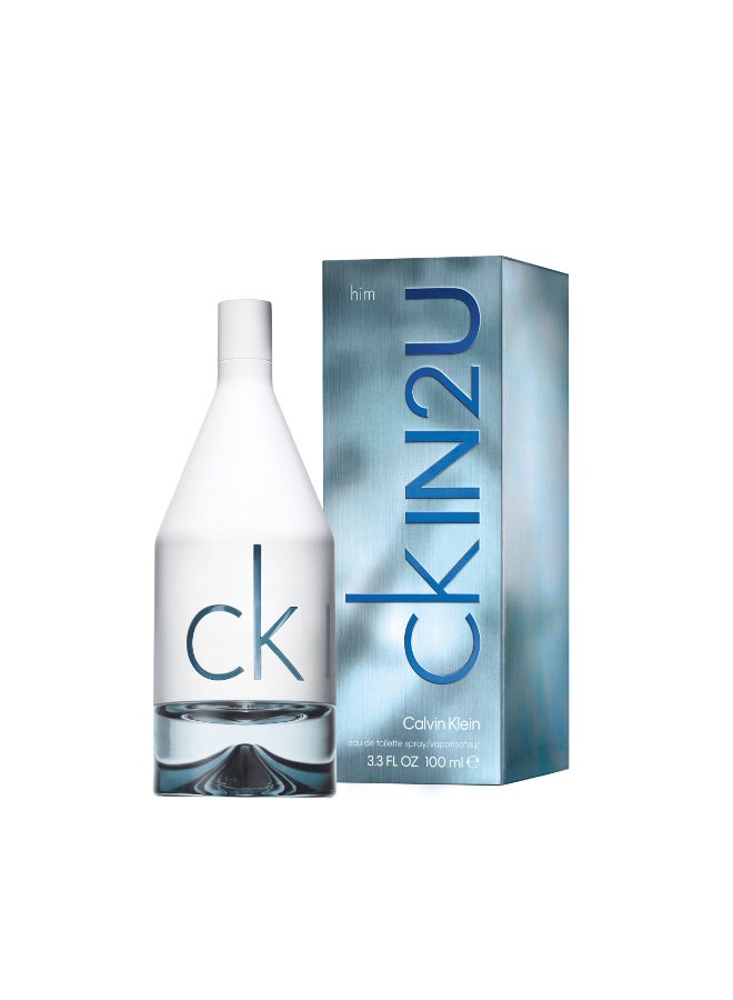 CALVIN KLEIN In2U Eau De Toilette 100ml - Image 2