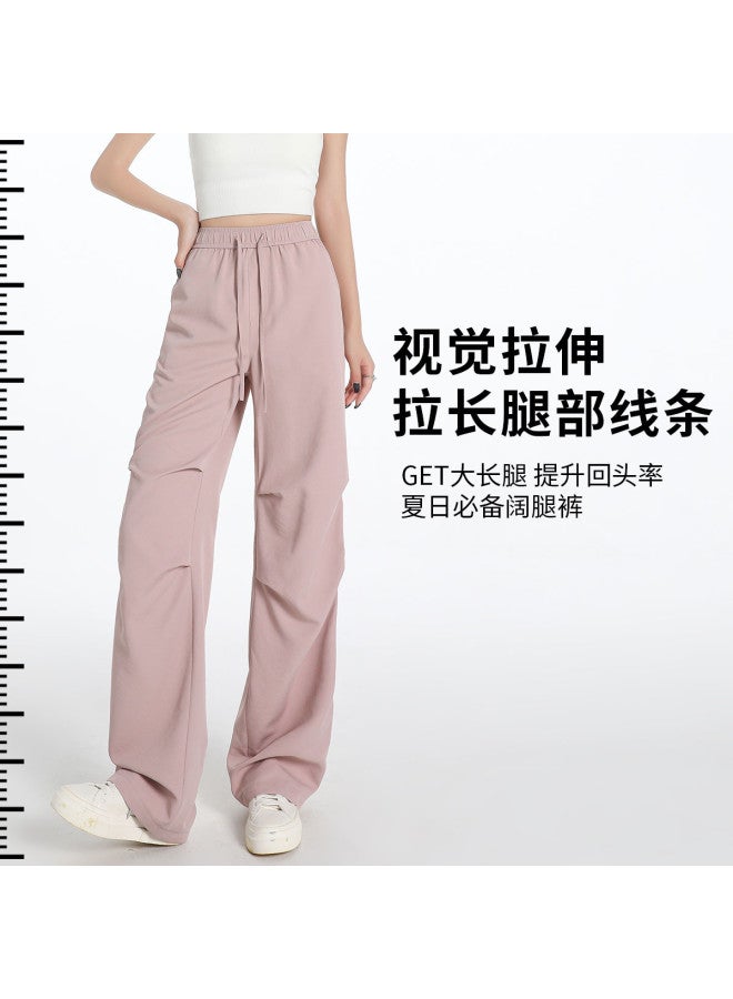 Hstyle women's Parachute Cargo Pants - 2025 Summer Outdoor Casual Wide-leg Trousers - Image 5