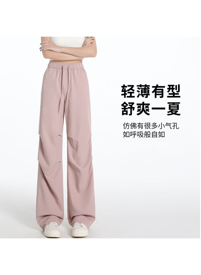 Hstyle women's Parachute Cargo Pants - 2025 Summer Outdoor Casual Wide-leg Trousers - Image 4