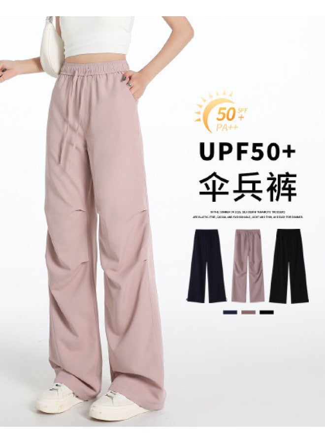 Hstyle women's Parachute Cargo Pants - 2025 Summer Outdoor Casual Wide-leg Trousers - Image 1