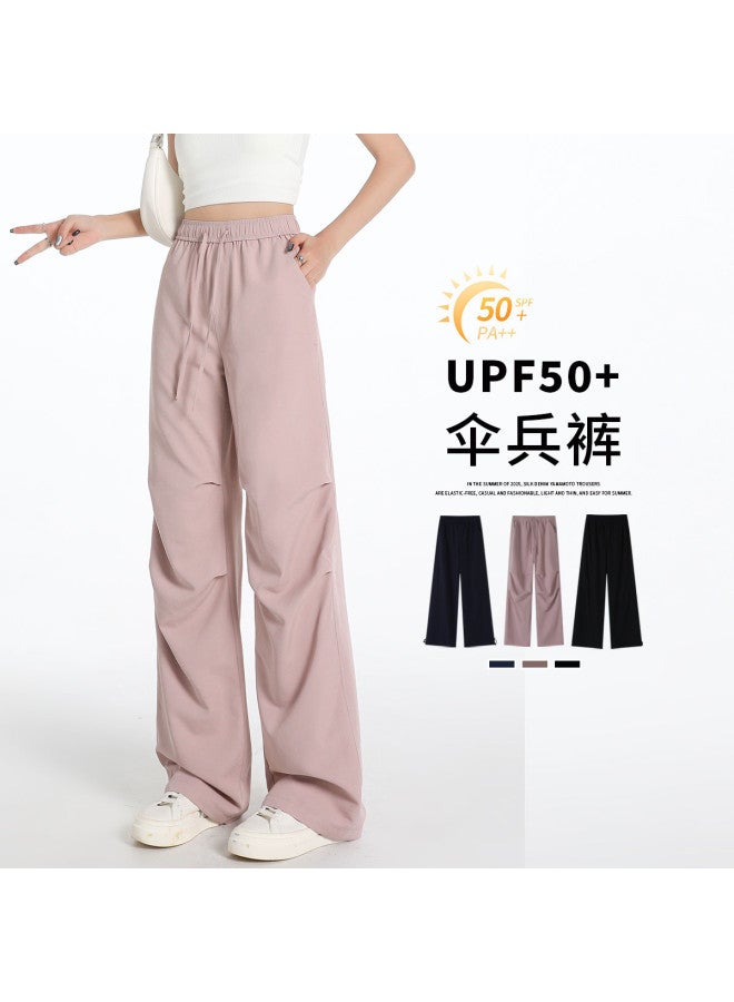 Hstyle women's Parachute Cargo Pants - 2025 Summer Outdoor Casual Wide-leg Trousers - Image 2