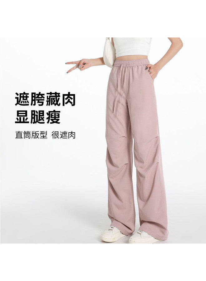Hstyle women's Parachute Cargo Pants - 2025 Summer Outdoor Casual Wide-leg Trousers - Image 3