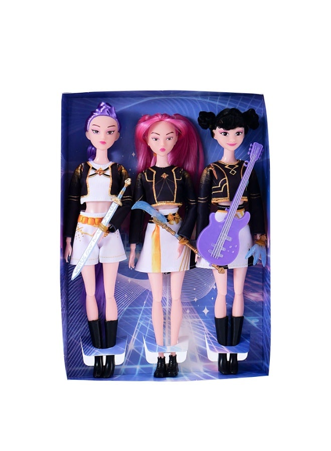 K Pop Girls Demon Hunters Singer Zoey Rumi Mira Dolls