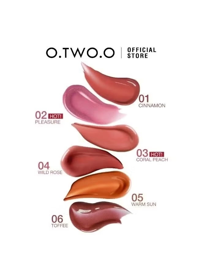 O.TWO.O Natrual Color Lasting Liquid Blush 01 BEAN PASTE - Image 2