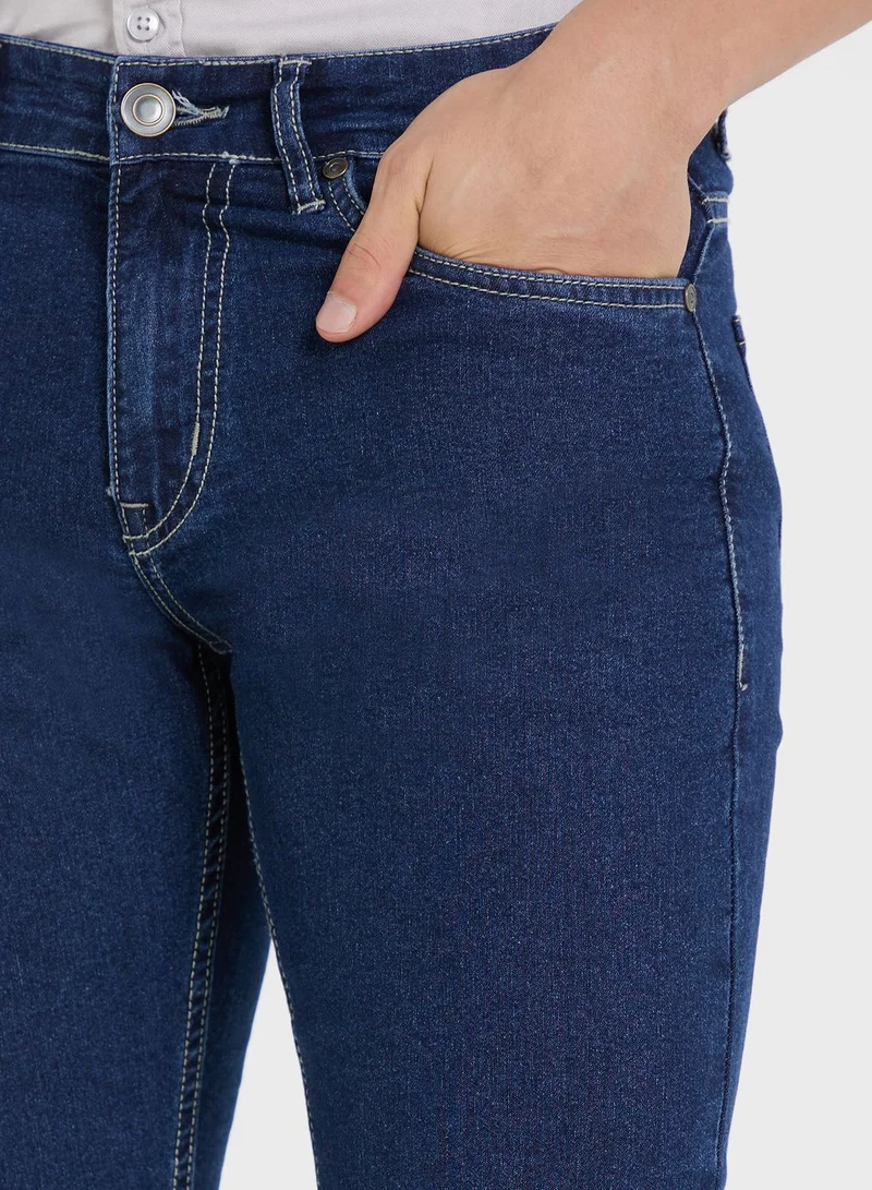سفنتي فايف Mens Basic Jeans