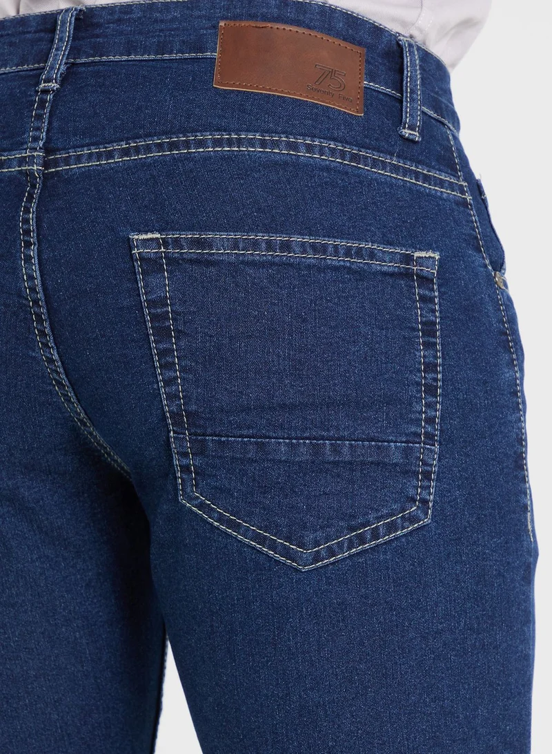 سفنتي فايف Mens Basic Jeans