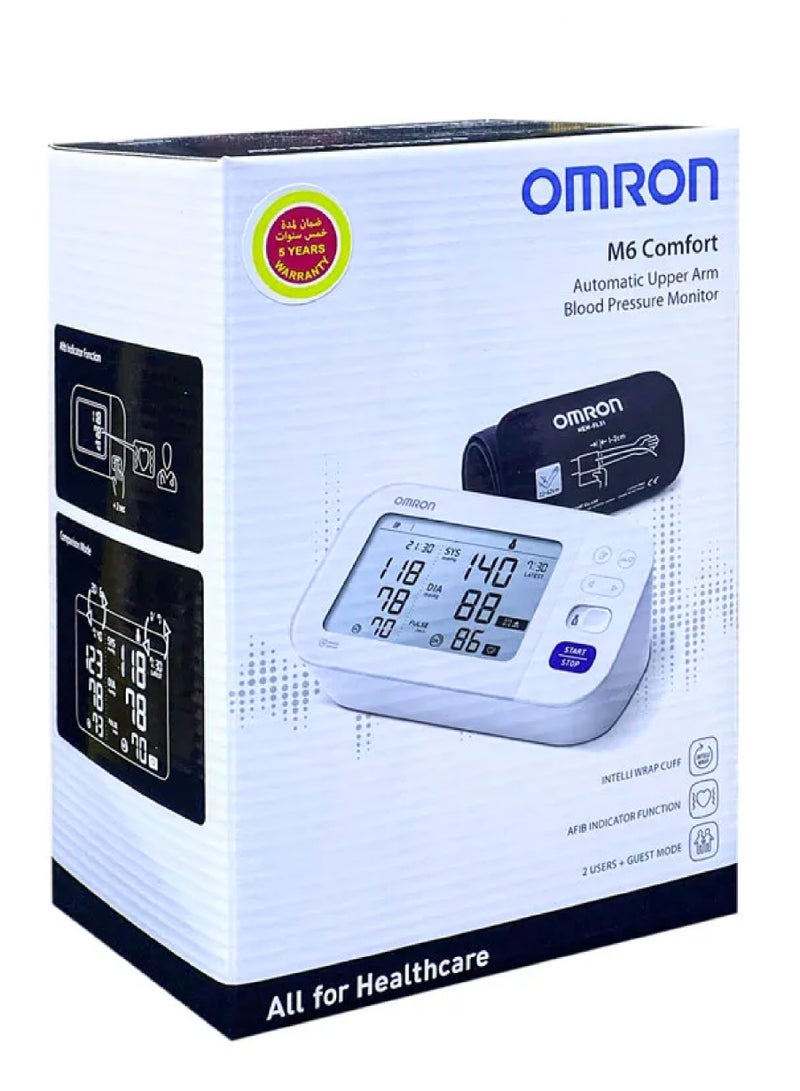 OMRON M6 COMFORT AUTOMATIC B.P MONITOR - Image 2