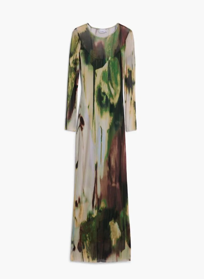 DESIGUAL Long tulle dress