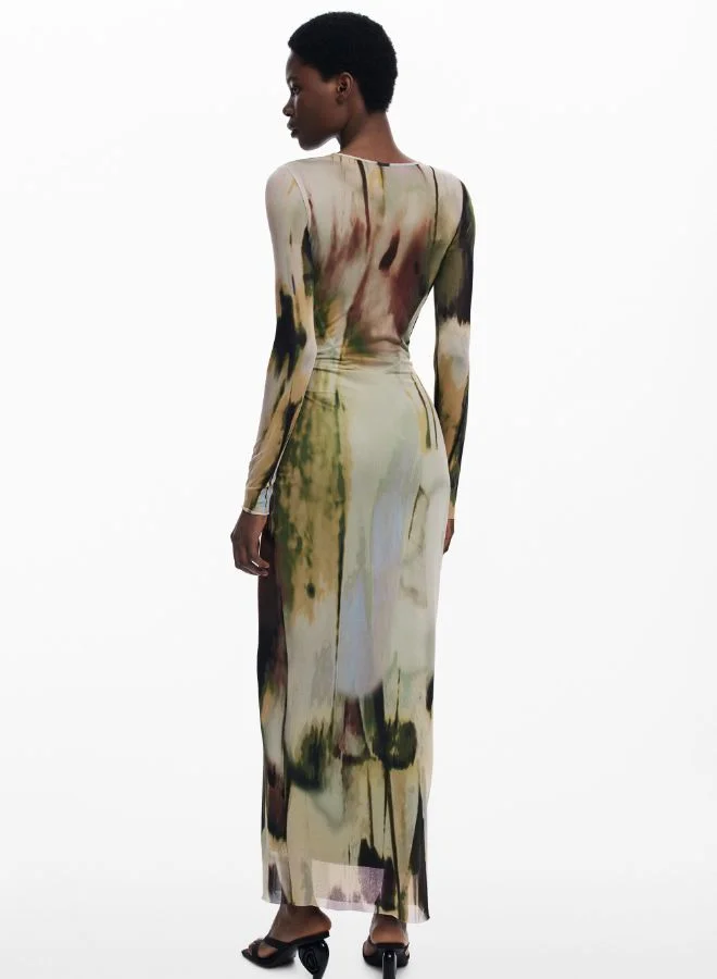 DESIGUAL Long tulle dress