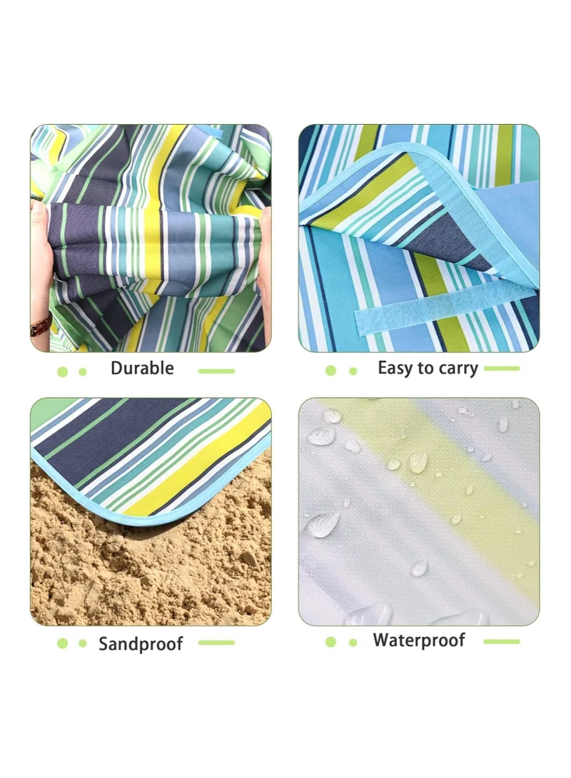 Cuisine Art Cuisine Art Foldable Picnic Blanket Waterproof Beach Blanket Waterproof Picnic Blanket Portable Picnic Mat Portable Beach Mat For Outdoor Camping Family Outdoor Park Garden