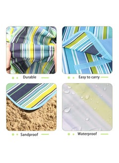 Cuisine Art Cuisine Art Foldable Picnic Blanket Waterproof Beach Blanket Waterproof Picnic Blanket Portable Picnic Mat Portable Beach Mat For Outdoor Camping Family Outdoor Park Garden  - Image 5