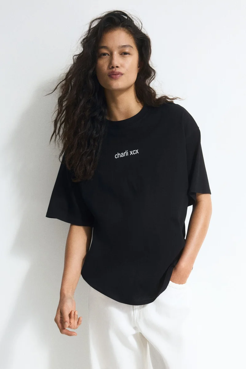H&M Oversized printed T-shirt