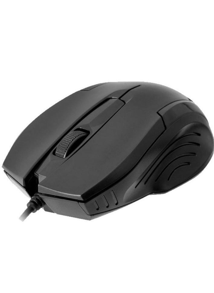 Forev Wired Gaming Mouse for Computer and Laptop, Comfortable, Anti-Slip and Portable Black FV-55 Suitable for Home and Office Use Fast and High Precision  - Image 2