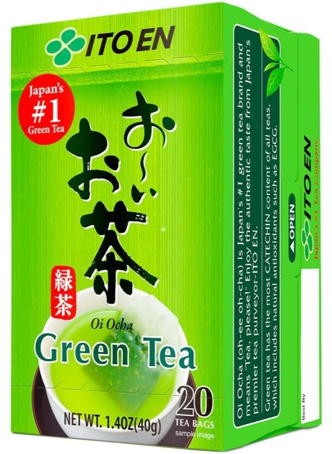 Ito En Oi Ocha Green Tea 20 Teabags X 2G - Image 1