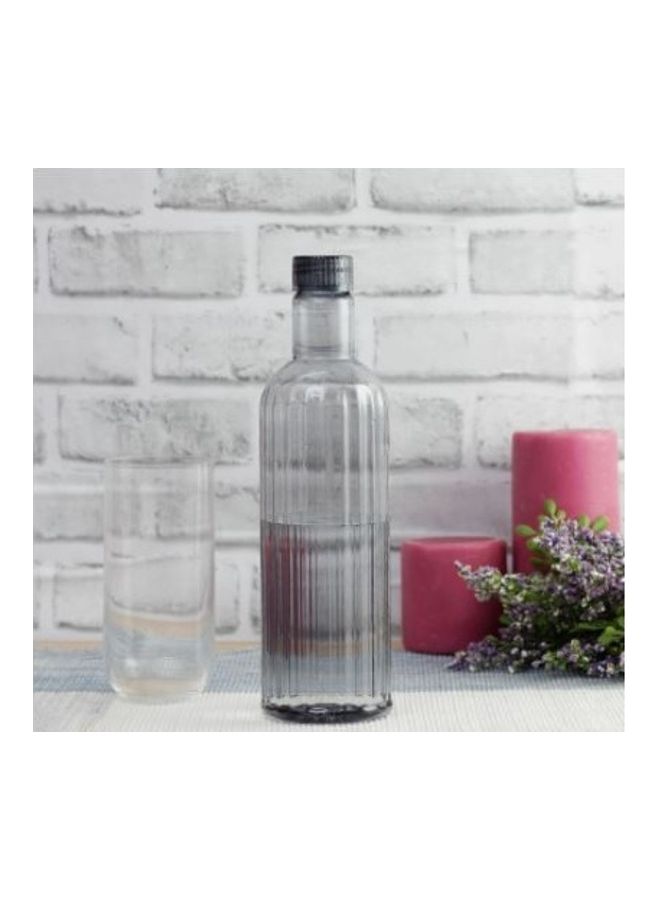 NIBEMINENT Crystal Water Bottle Black 28 x 8cm - Image 1