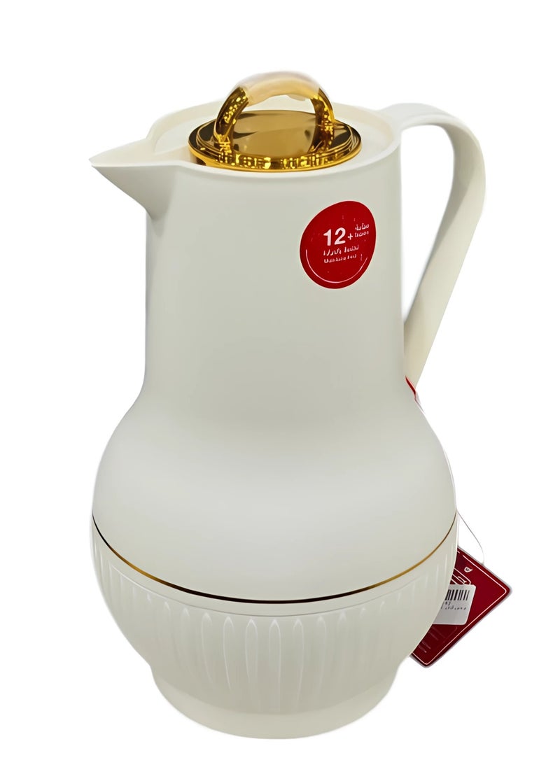 BASURRAH Tea & Coffee Thermos 1L – 12-Hour Heat Retention to Keep Your Favorite Flavor 