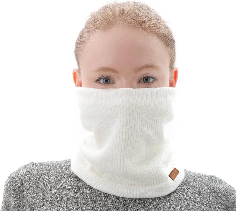 NovForth Winter Neck Warmer Men Ski, Neck Gaiter Face Scarf Women, Fleece Scarf for Men Gaiter Mask, Thick Windproof Scarves - Image 2