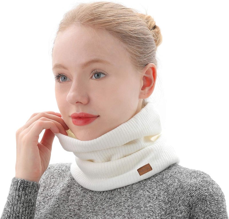 NovForth Winter Neck Warmer Men Ski, Neck Gaiter Face Scarf Women, Fleece Scarf for Men Gaiter Mask, Thick Windproof Scarves - Image 3
