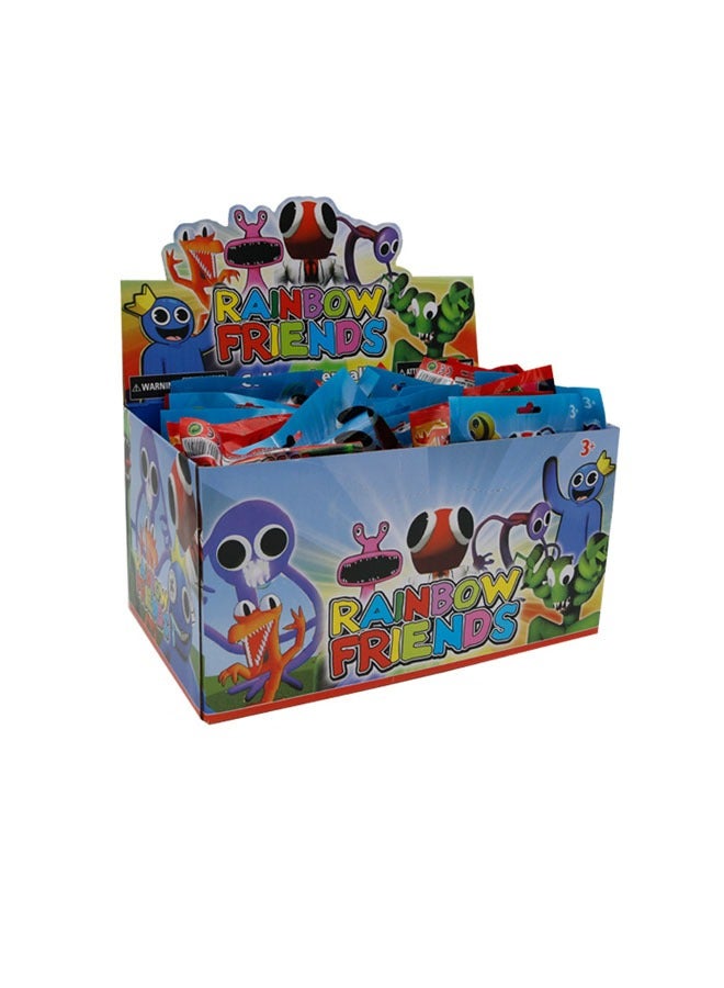 Rainbow Friends Toy Set Color Box Edition, Rainbow Friends Display Box + Color Bag 24 Random Doll Toy Ornaments, PVC Model Children's Gifts  - Image 1
