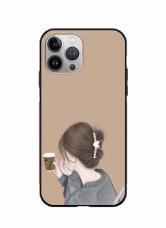 Protective Case Cover For Apple iPhone 12 Pro Max Sipping Design Multicolour