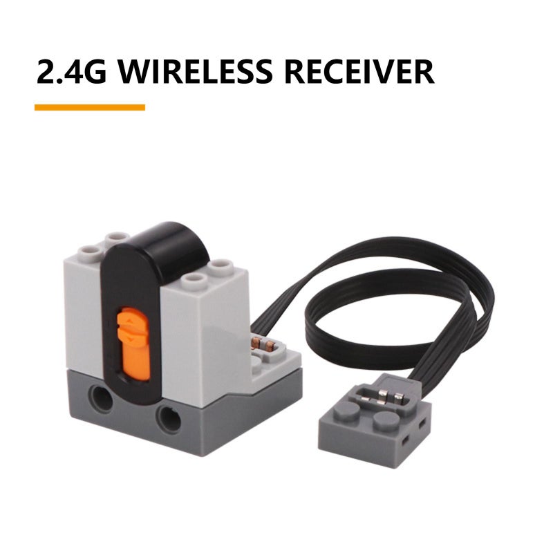 Robotics Motor Kit: High-Quality ABS Plastic, Precision Remote Control With Speed Fine-Tuning - LEGO-Compatible EV3 Power Pack for Robotic Project Customization & Complex Movements - Image 1