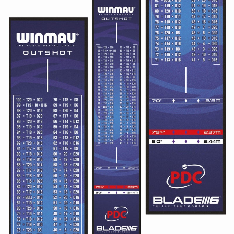 Winmau حصائر دارتس وينماو - مع خطوط أوكي وحماية لسطح الأرض لديك (أوتشوت) - Image 1