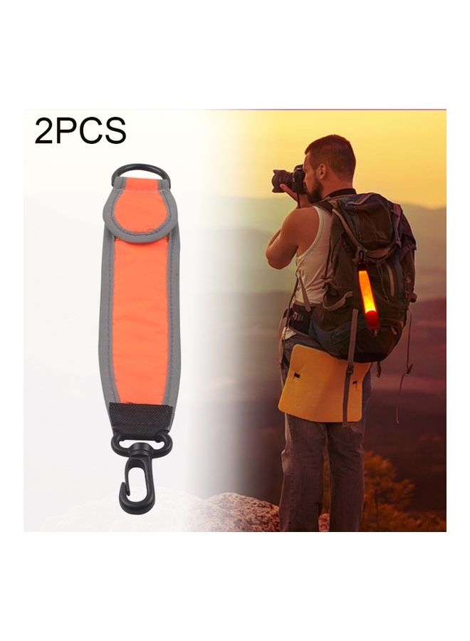 NIBEMINENT 2-Piece Outdoor Backpack Reflective Strap Field Distress Signal Light - Image 1