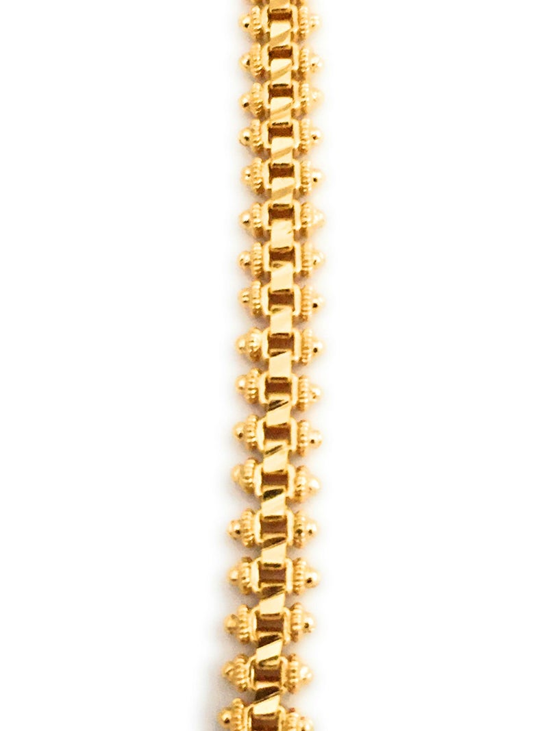 Sasitrends Brass Micro Gold Plated 1 Gram Designer Chain for Women and Girls - Image 4