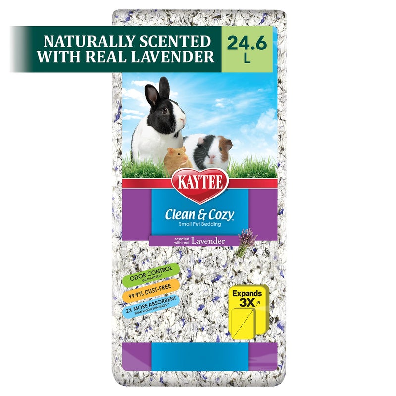 Kaytee Clean Cozy Paper Bedding with Lavender Made for Small Animals 246 Liters - Image 5