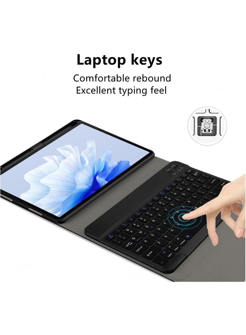 general Keyboard Case Compatible with Huawei MatePad Air 11.5 inch 2023 Tablet - Multi-Angle Wireless Bluetooth Keyboard Case with Bluetooth Mouse & Pen Holder - Image 2