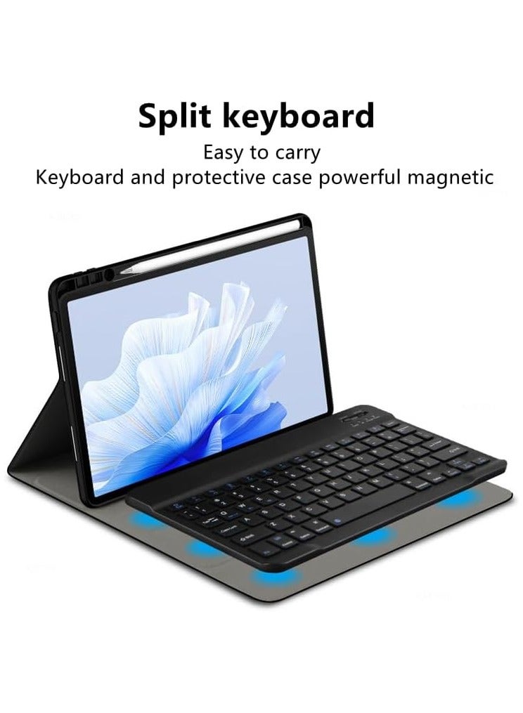 general Keyboard Case Compatible with Huawei MatePad Air 11.5 inch 2023 Tablet - Multi-Angle Wireless Bluetooth Keyboard Case with Bluetooth Mouse & Pen Holder - Image 3
