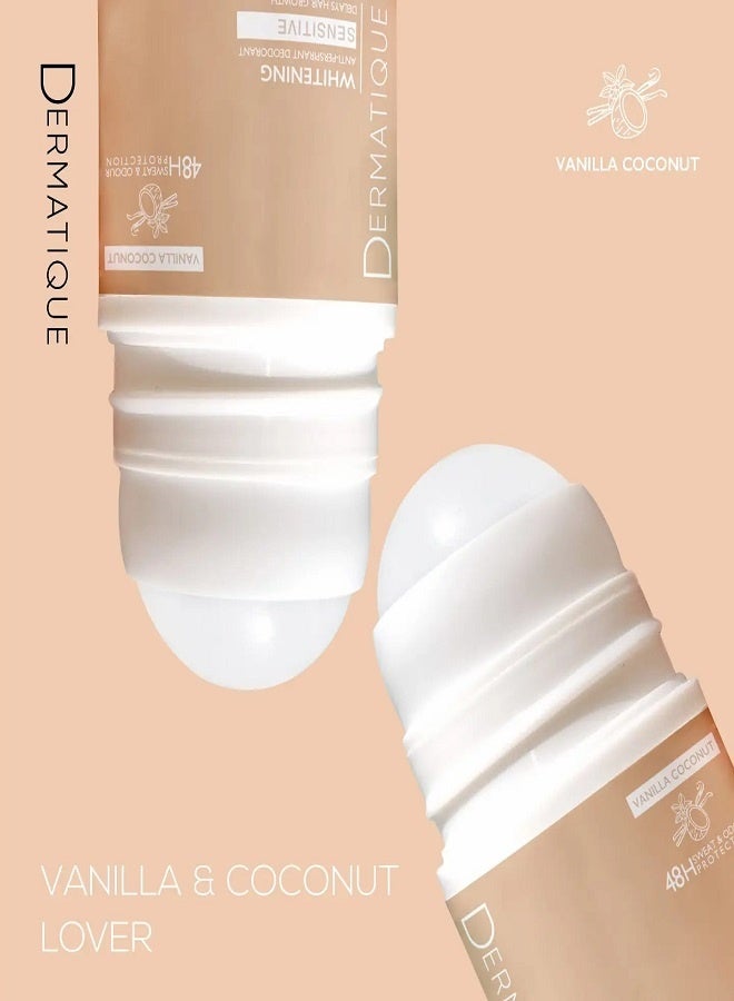 ديرماتيك مزيل عرق مبيض بنكهة الفانيليا وجوز الهند 40 مل - Image 4