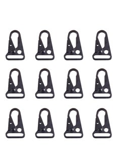 Y&D Paracord Clips, Enlarged Mouth Clips Hook Heavy Duty Sling Clasp Olecranon Snap Hooks for Outdoors Bag Backpack Use Your Outdoor Enjoy a Relaxing Trip (12 Pack)  - Image 1