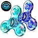 WELLVO LED Fidget Spinner for Kids Adults 2Pcs Light up Sensory Fidget Toys for Kids 48 812 Anxiety Stress Relief Classroom Prizes Glow in The Dark Hand Spinner Boys Girls Birthday Gifts - Image 2