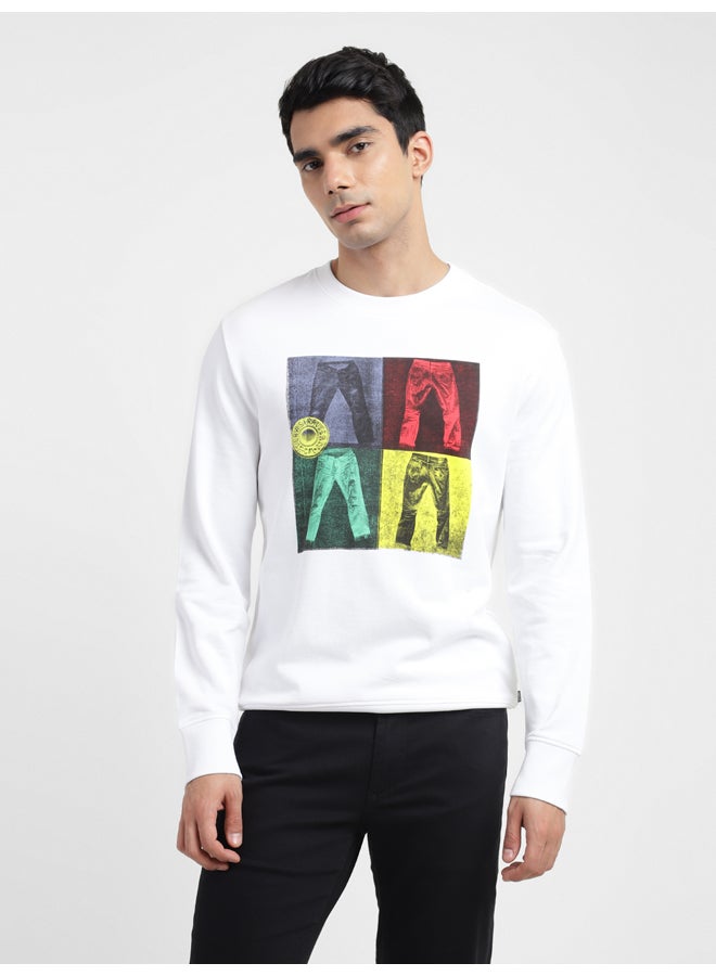 Levi's Men's Printed Crew Neck Sweatshirt - Image 1