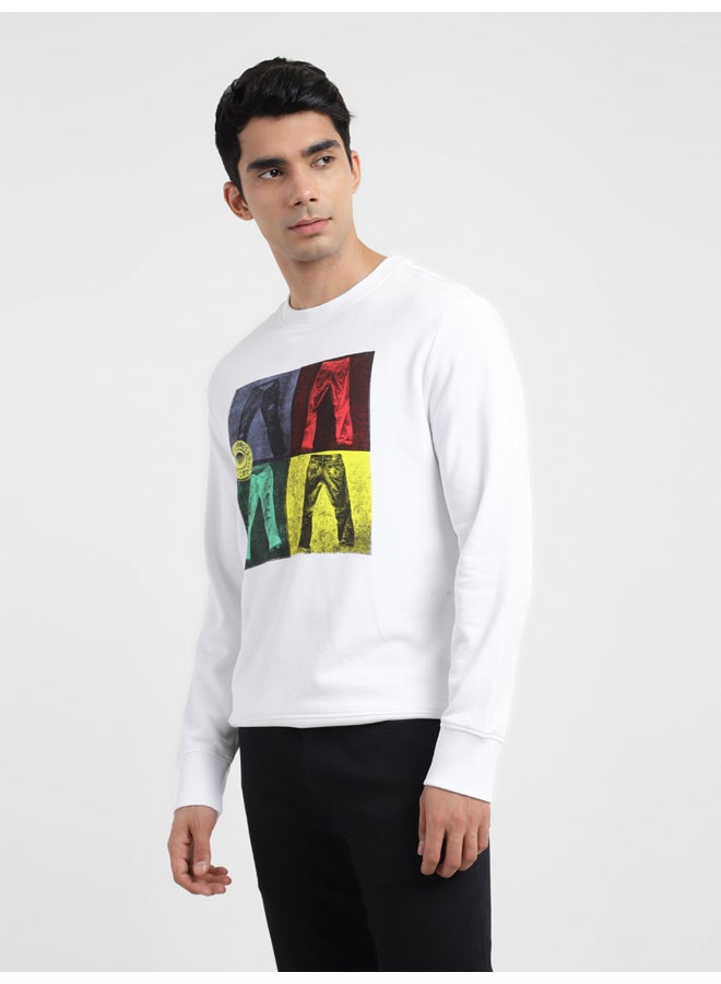 Levi's Men's Printed Crew Neck Sweatshirt - Image 4