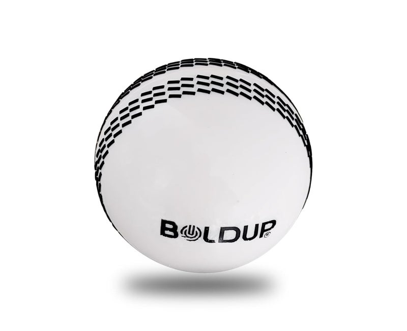 IFOLDUP Practice Cricket Ball | Wind Balls | Swing Ball | Indoor & Outdoor Street & Beach Cricket | Synthetic Match Practice Training (1 PC White Cricket Ball) - Image 1