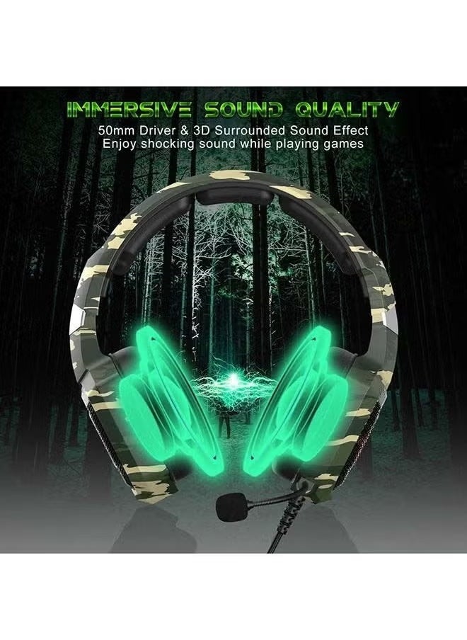 onikuma K8 Stereo Over-Ear Gaming Headphones With Mic For PS4/PS5/X One/X Series/Switch/PC – Wired, High-Quality Sound, Comfortable Fit, Adjustable Headband, Noise-Cancelling, Immersive Gaming Audio Experience  - Image 4