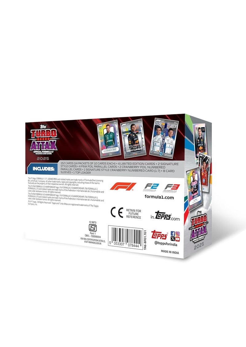 Topps لعبة بطاقات التداول وجمع بطاقات فورمولا 1® 2025 Turbo Attax (حزمة إصدار محدود) - Image 2