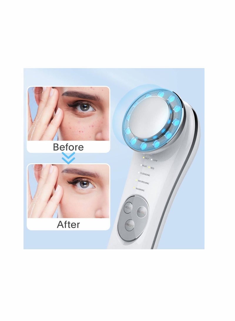 Facial Massager, Skin Care Tools 7 in 1 High Frequency Machine, Galvanic Machine