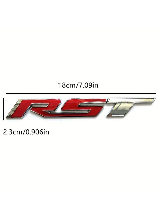 Silvery Black Chrome Emblem Sticker Car Body Decal for Trunk Side Styling - Image 4